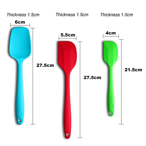 3 Piece Silicone Spatula Set (3 Count)