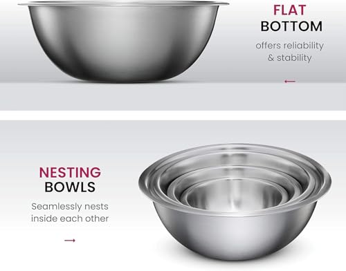 Stainless Steel Mixing Bowl Set