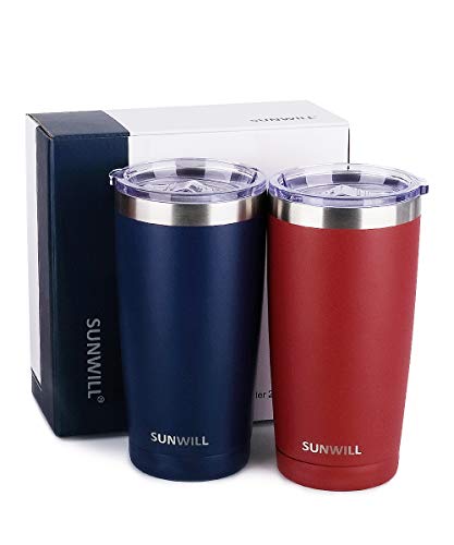 Travel Coffee Mug with Lid (2 Count)