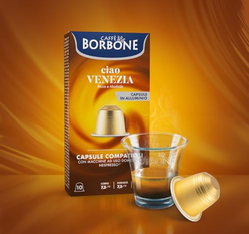 Ciao Venezia Aluminum Capsules Compatible with Nespresso Original Machines (50 Count)