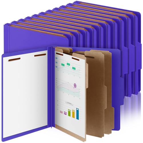 24 Pcs Classification Folder Letter Size