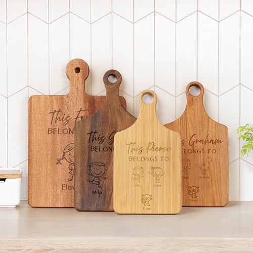 Personalized Family Member Cutting Board for Dad Mom Grandma Grandpa