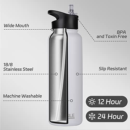 40oz Stainless Steel Water Bottle