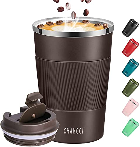 Travel Coffee Mug Spill Proof Leakproof 12 oz Insulated Coffee Mug with Screw Lid