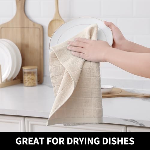100% Cotton Terry Kitchen Dish Cloths (6 Count)