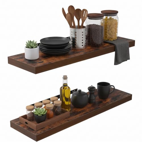 Floating Wall Shelves (2 Count)