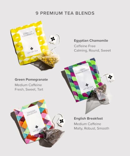 Assorted Tea Bags Sampler Caffeinated and Non (50 Count)