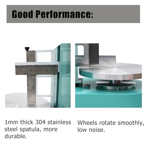 Cake Cream Spreading Coating Smearing Machine Cake Decorating Coating Machine Cake Cream Smoother Adjustable Cake Scraper for 4