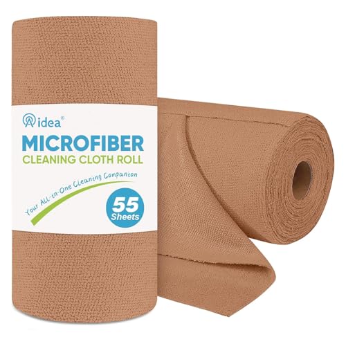 Microfiber Cleaning Cloth Roll (55 Count)