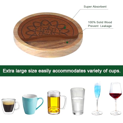 Wood Coasters for Drinks