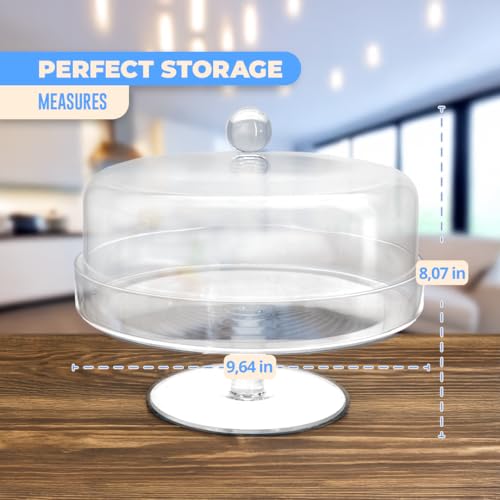 Acrylic Cake Stand with Lid