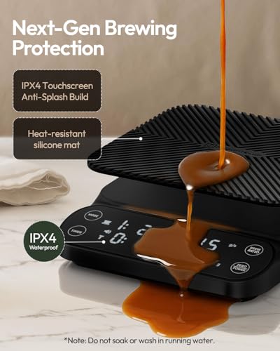 S3 Pour Over Coffee Scale with Timer