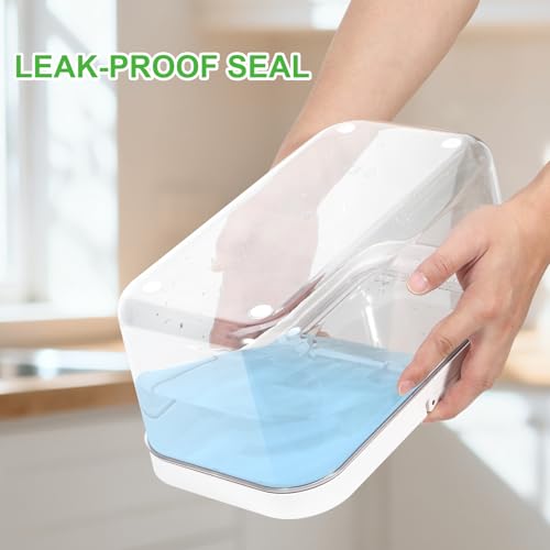 12 Lbs Rice Flour Sugar Storage Containers Dry Food Holder with Flip