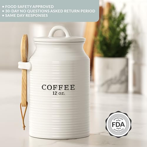 Ceramic Coffee Canister for Kitchen Counter