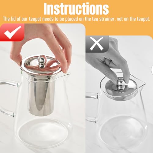 Tea Infuser Pot (32 Fl Oz)