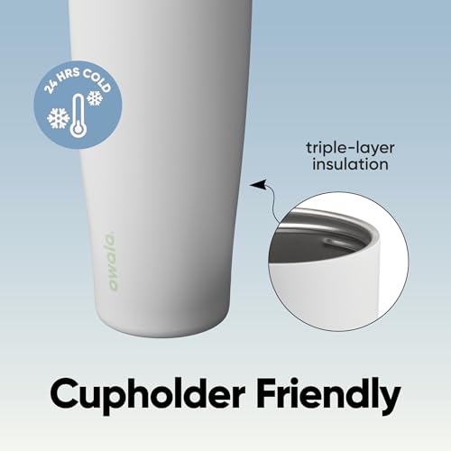 FreeSip Tumbler Stainless Steel Water Bottle 40 oz Iced Breeze