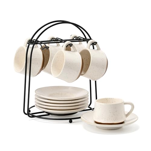 Stackable Cappuccino Cup Set of 6 [4oz]Activated (2.84 Count)