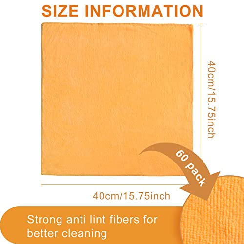 Car Microfiber Clean Cloths (60 Count)