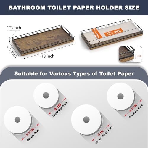 Bathroom Toilet Tank Tray