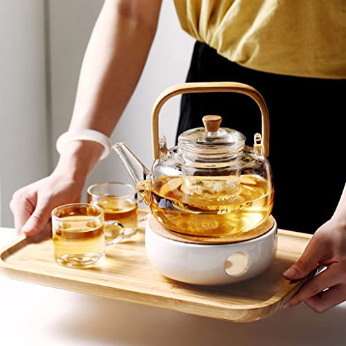 High Temperature Resistant Glass Teapot Electric Pottery Stove Small Single Brewing Tea Set Flower Tea Tea Set Kettle