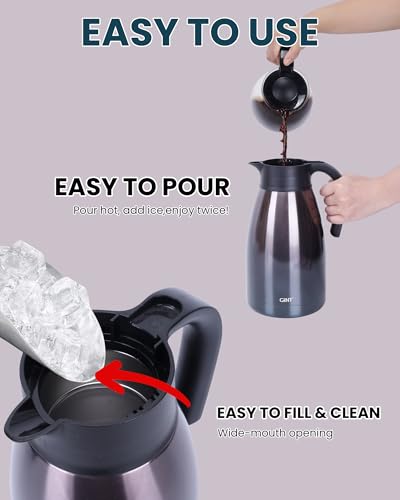 2.2L 74Oz Thermal Coffee Carafe