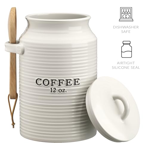 Ceramic Coffee Canister for Kitchen Counter