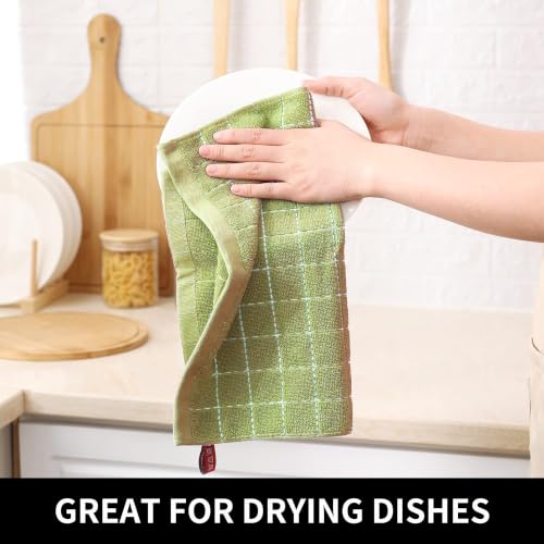 100% Cotton Terry Kitchen Dish Cloths (8 Count)