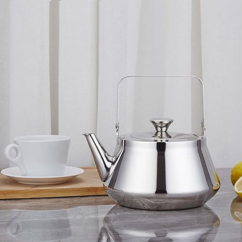 2.1 Quart stainless steel teapot with Infuser A modern