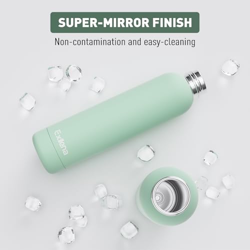 Slim Insulated Water Bottles for Travel 25oz with Clip