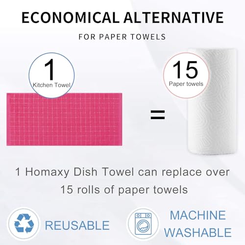 100% Cotton Terry Kitchen Towels (4 Count)