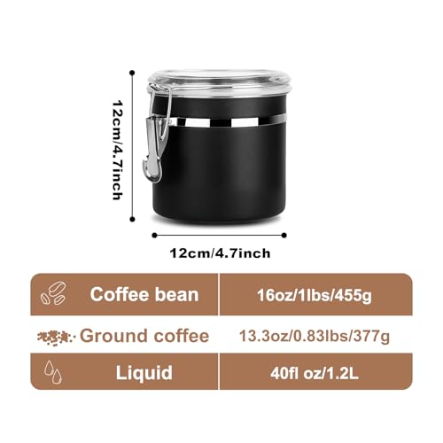 Stainless Steel Food Container with Clear Lids Airtight Storage Container Stackable Small Canisters Kitchen Pantry Storage for Cereal