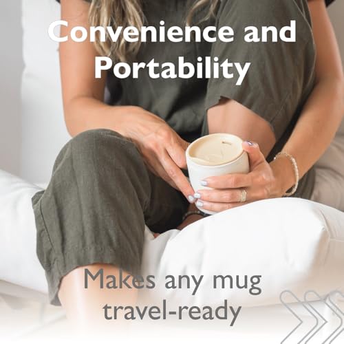 Reusable Silicone Lid for Coffee Cups and Mugs