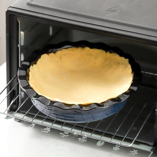 Ceramic Pie Pan for Baking 9 inch