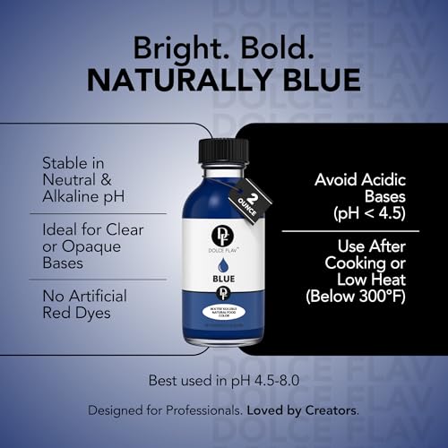 Blue Food Coloring from Spirulina