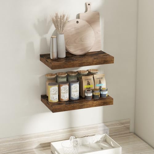 12 Inch Deep Floating Shelves for Wall (2 Count)