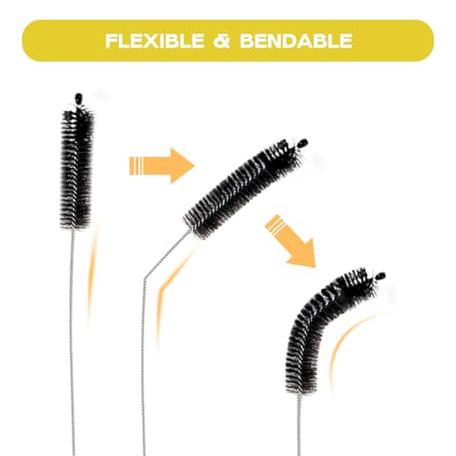 Straw Cleaner Brush Set 6 Piece (6 Count)
