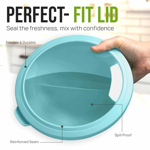 12 Piece Plastic Mixing Bowls with Leak (452.48 Count)