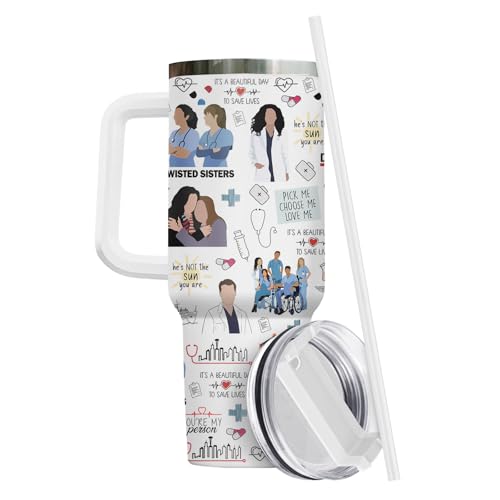 Twisted Sisters 40 oz Tumbler with Handle