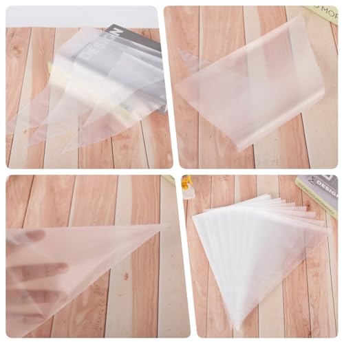 16 Inch 100 Pieces Icing Bags Heavy Duty
