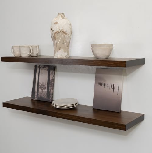 URBANDI Rustic Floating Shelves (2 Count)