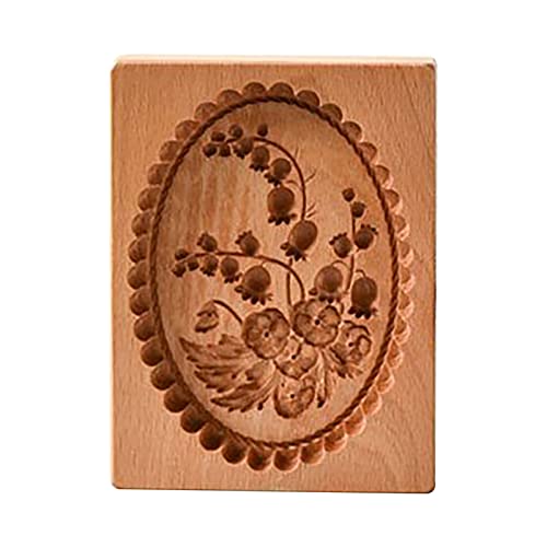 Wooden Cookie Biscuit Mold