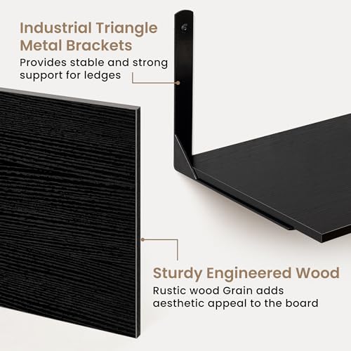 Floating Shelves for Wall (2 Count)