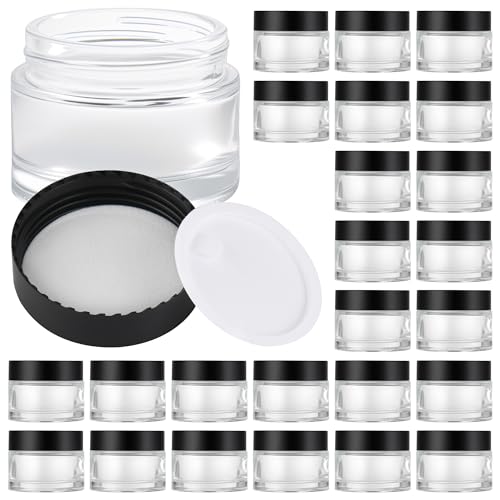 Glass Jars with Lids (24 Count)