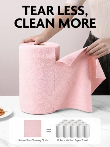 Microfiber Cleaning Cloth Rolls (150 Count)