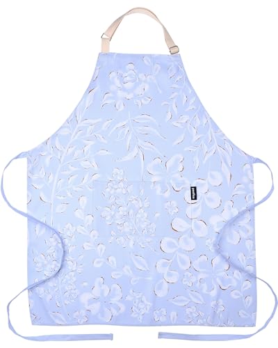 Premium Adjustable Cooking Colored Aprons for Women with Pockets