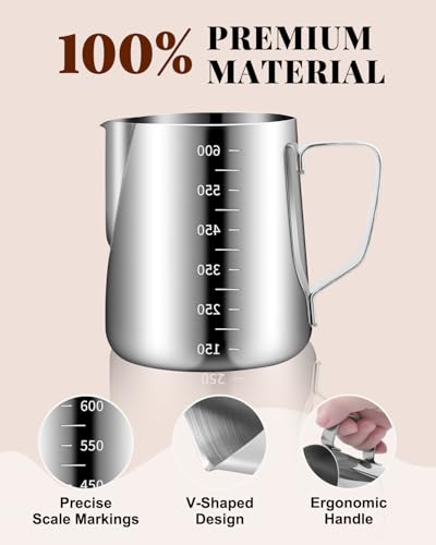 Milk Frothing Pitcher 900ml (3 Count)