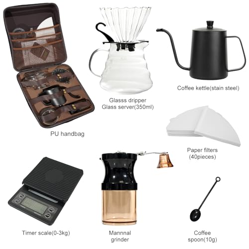 Pour Over Coffee Maker Set