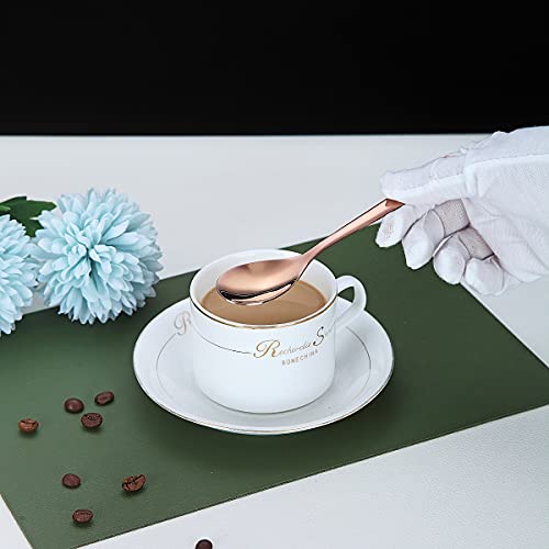 Copper Demitasse Espresso Spoons (6 Count)