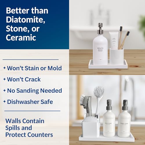 Countertop & Vanity Silicone Tray