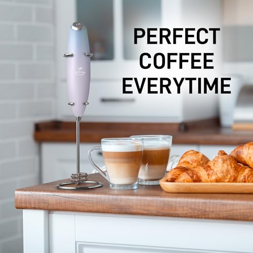 Powerful Milk Frother Wand With Duracell Batteries